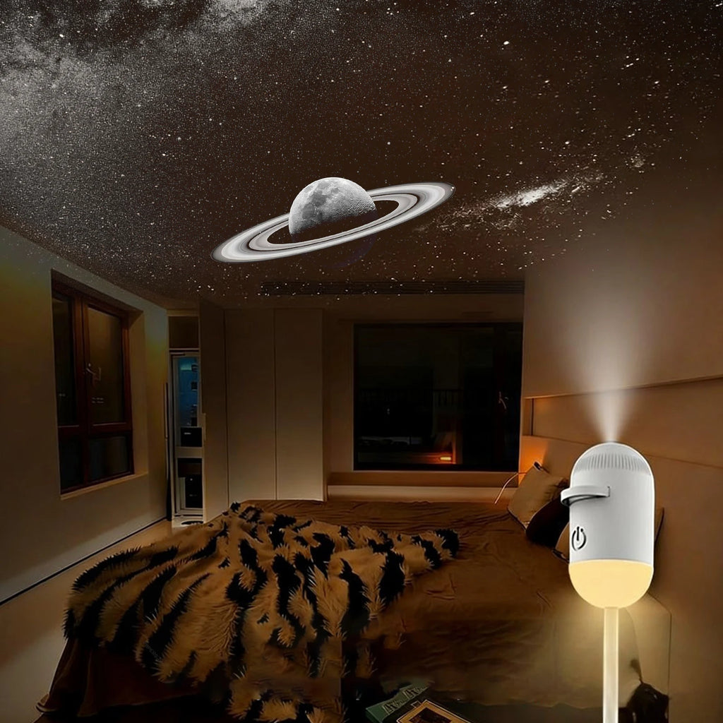USB Mini Galaxy Star Projector Night Light Films Starry Sky Ambient Light For Bedroom Car Home Decoration For Adults And Kids