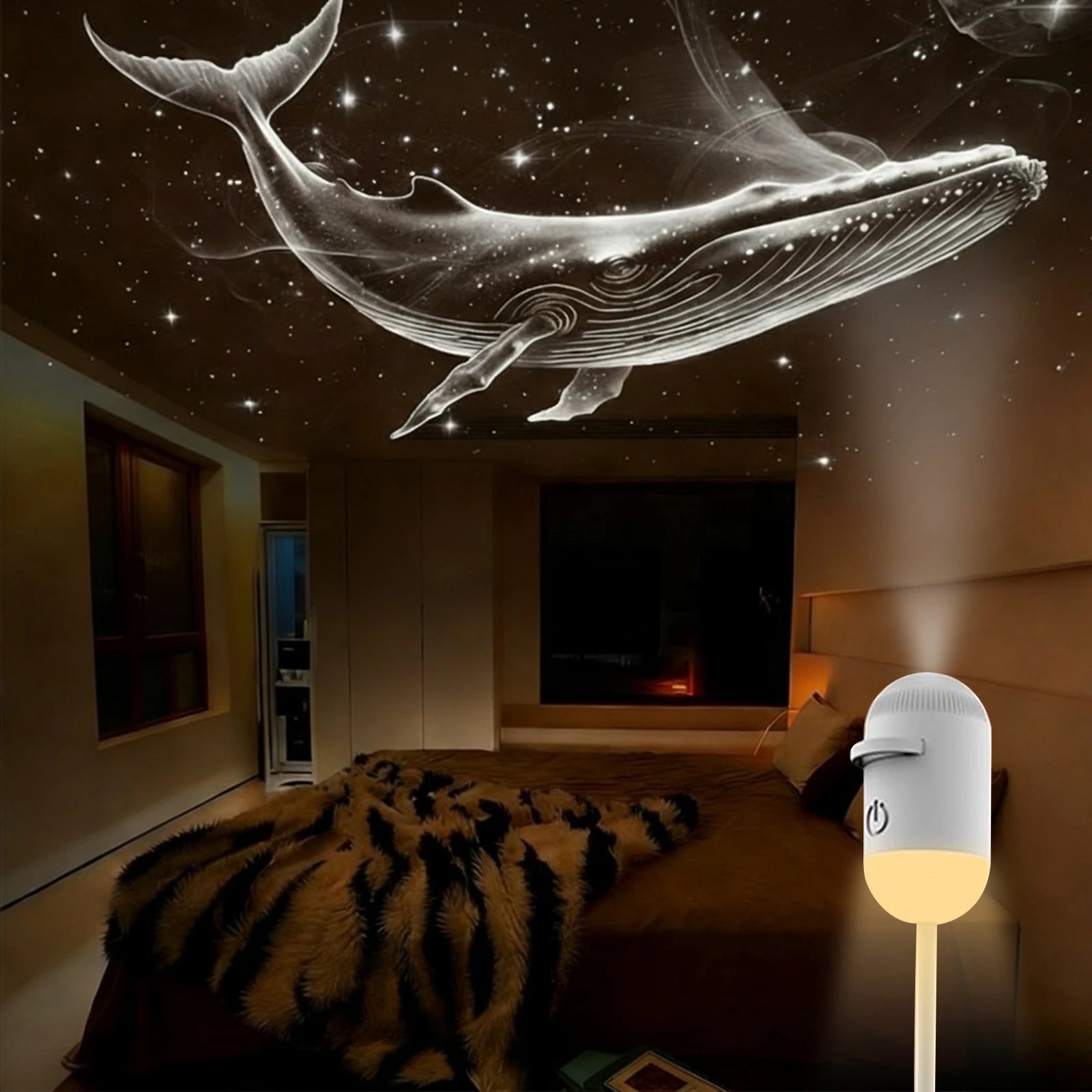 USB Mini Galaxy Star Projector Night Light Films Starry Sky Ambient Light For Bedroom Car Home Decoration For Adults And Kids