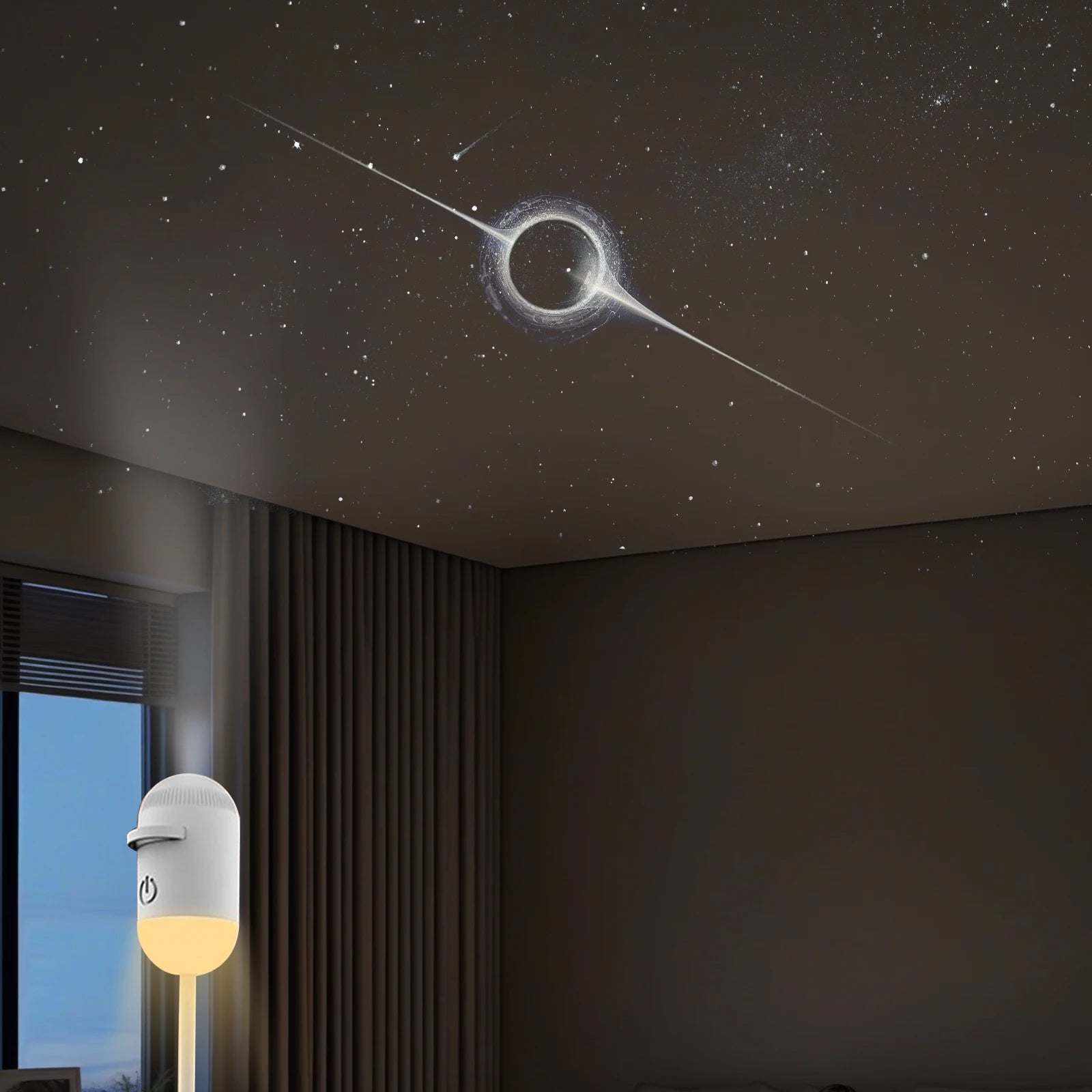 USB Mini Galaxy Star Projector Night Light Films Starry Sky Ambient Light For Bedroom Car Home Decoration For Adults And Kids
